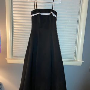 Black and white dress